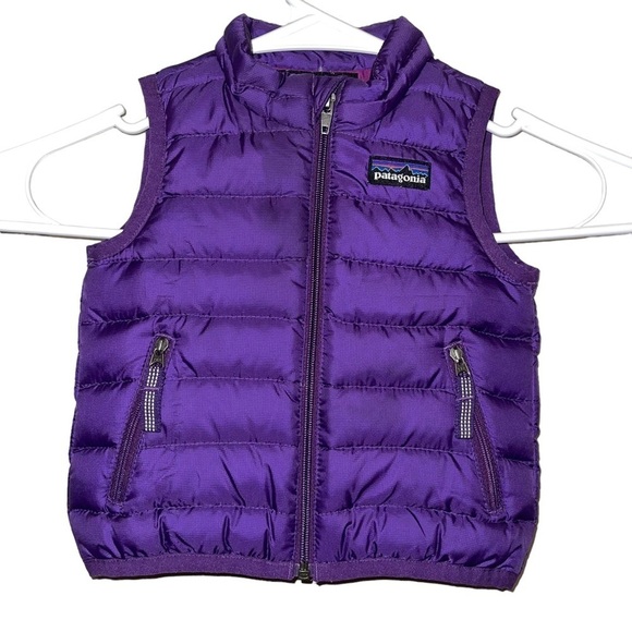 Patagonia Baby Down Vest Size 6 Months - Picture 1 of 5